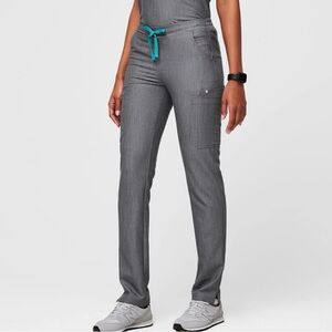 FIGS Yola Skinny Scrub Pant In Graphite Grey Size XS